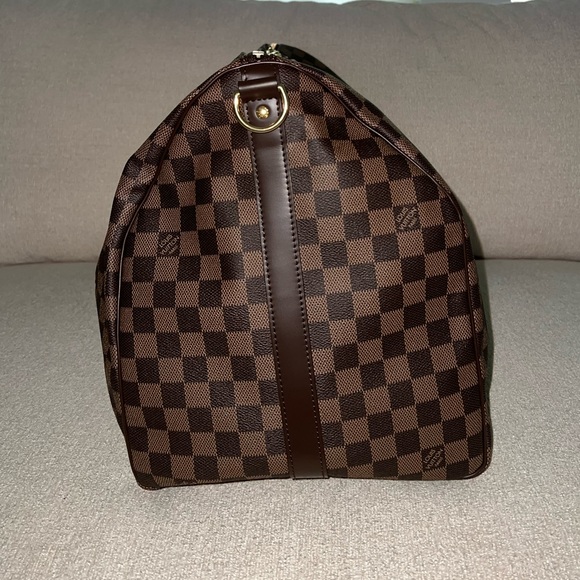 LIKE NEW Louis Vuitton ♡ Keepall Bandoulière 55 Damier Ebene Duffle - Picture 5 of 16